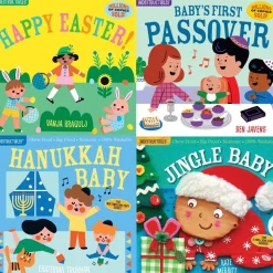Indestructible® Easter, Passover, Hanukkah, and Christmas Holiday Books - Set of 4
