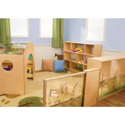 Indoor Nature Reading Nook with Floor Mat - Ready to Assemble