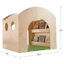Indoor Nature Reading Nook with Floor Mat - Ready to Assemble
