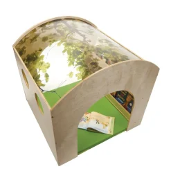 Indoor Nature Reading Nook with Floor Mat - Ready to Assemble
