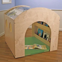 Indoor Nature Reading Nook with Floor Mat - Ready to Assemble