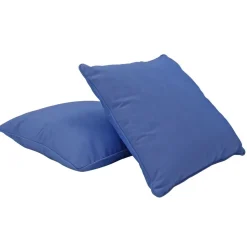 24" Indoor/Outdoor Pillows, 2 Pack - Denim Blue