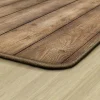 Industrial Chic Rustic Wood Carpet 5' x 7'6" Rectangle