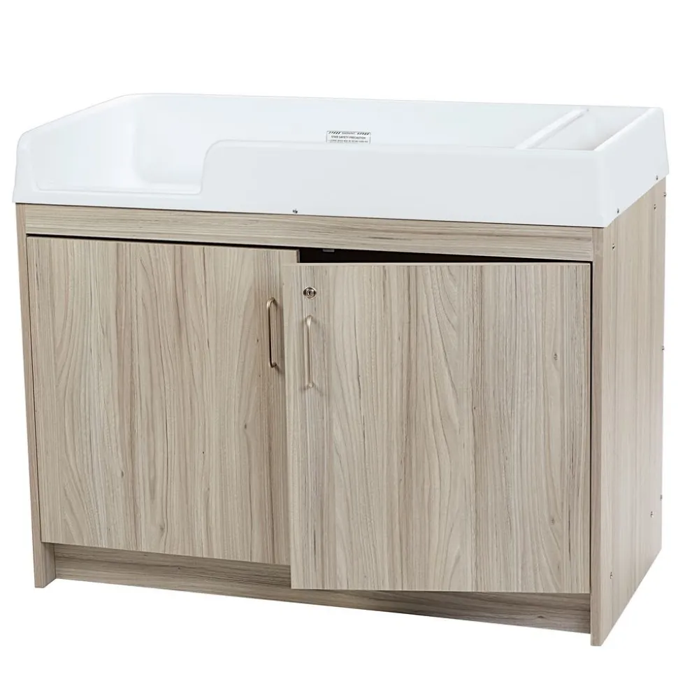 Infant Changing Table - Assembled, Gray