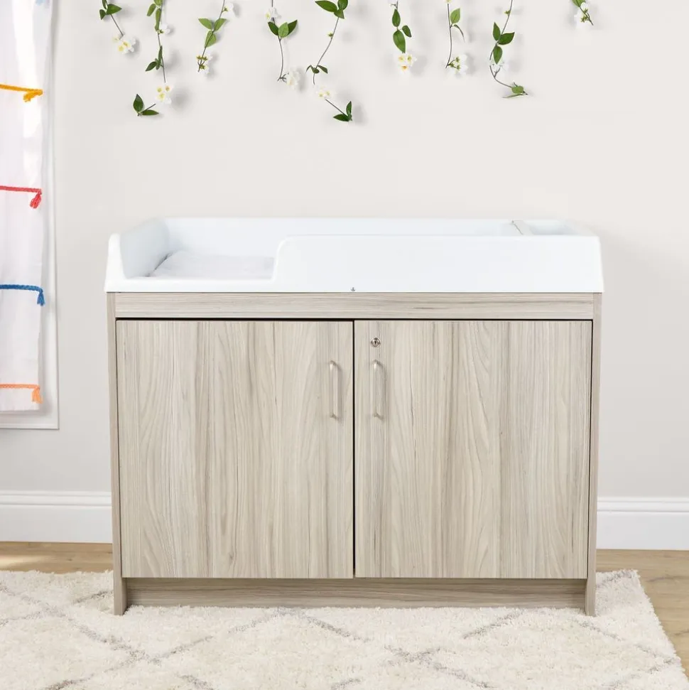 Infant Changing Table - Assembled, Gray