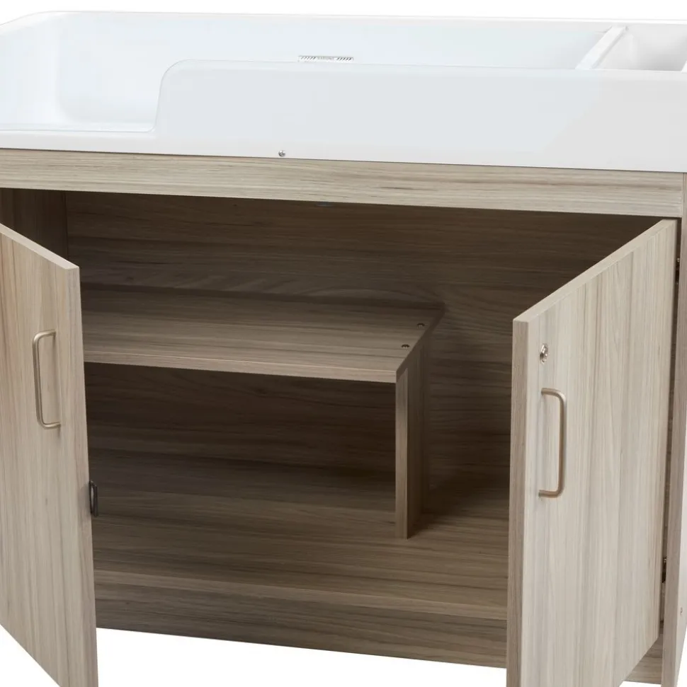 Infant Changing Table - Assembled, Gray