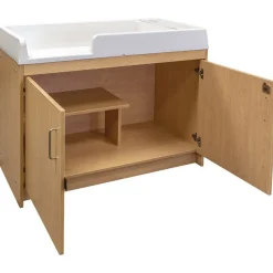 Infant Changing Table, Molded Top - Maple/Maple