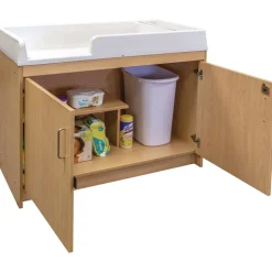 Infant Changing Table, Molded Top - Maple/Maple