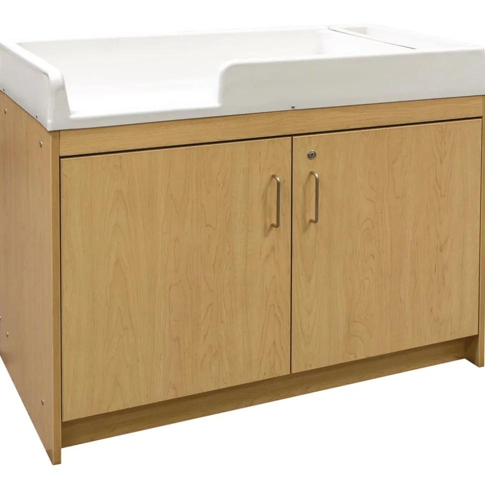 Infant Changing Table, Molded Top - Maple/Maple