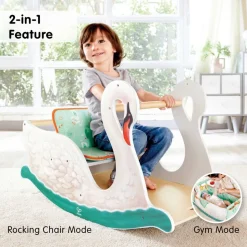 2-in-1 Swan Seat - Baby & Toddler Rocker