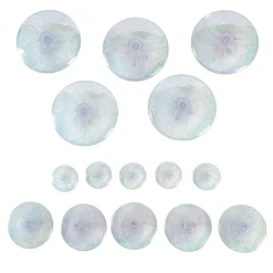 Iridescent Ornate Stacking Pebbles - 15 pack