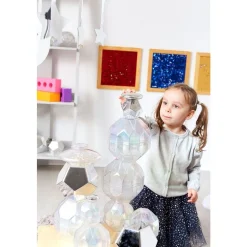 Iridescent Stacking Boulders Set of 12