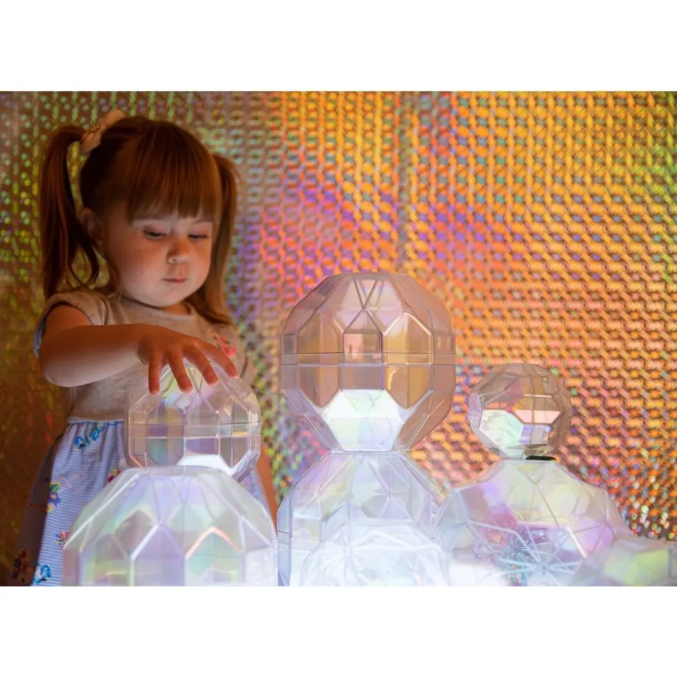 Iridescent Stacking Boulders Set of 12