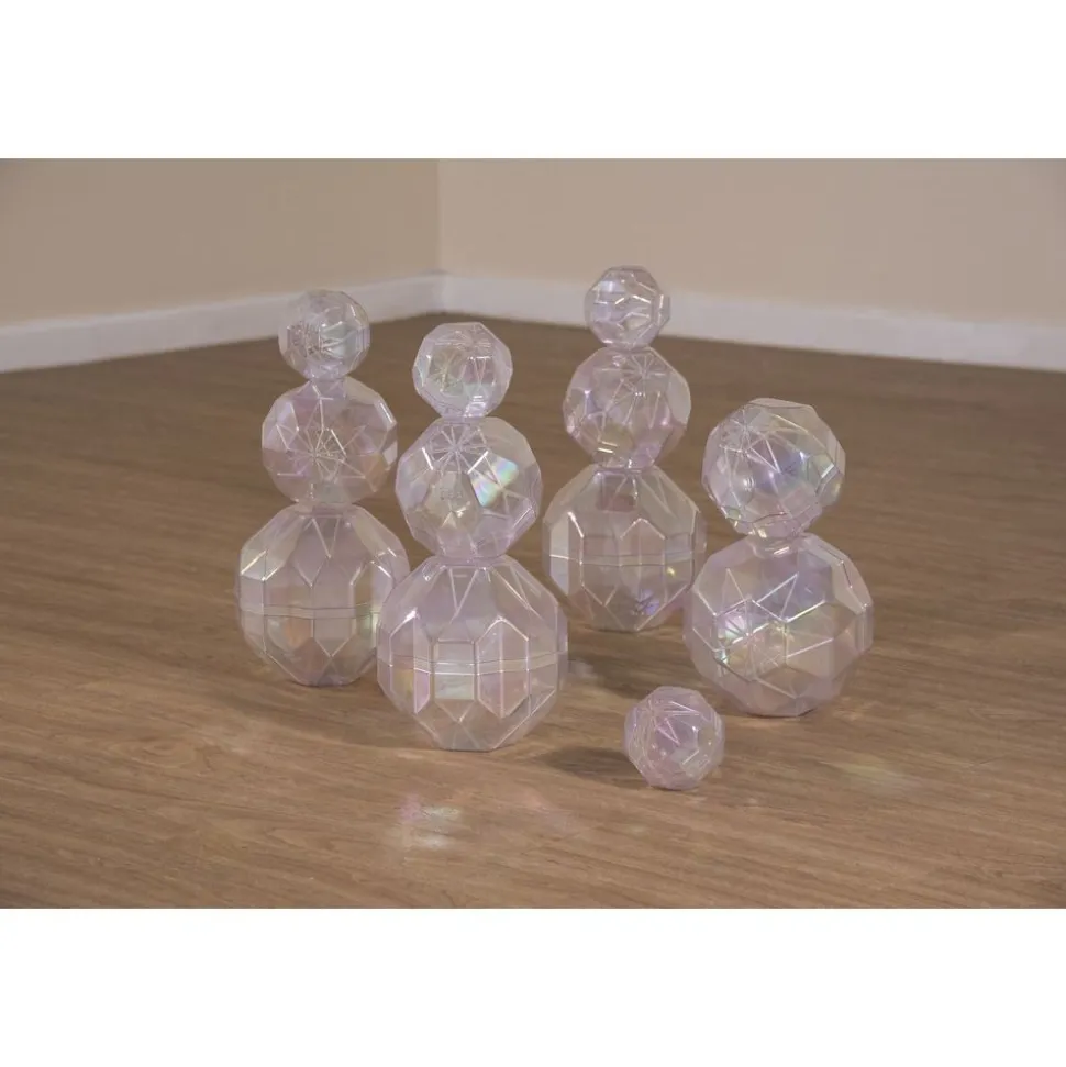 Iridescent Stacking Boulders Set of 12