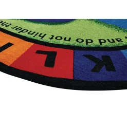 Jesus Loves the Little Children 6' x 9' Oval Kids Value PLUS Carpet