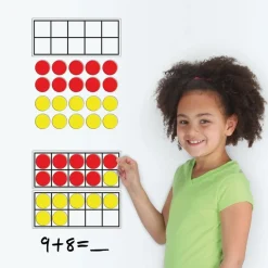 Jumbo Magnetic Ten-Frame Set Of 6