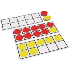 Jumbo Magnetic Ten-Frame Set Of 6