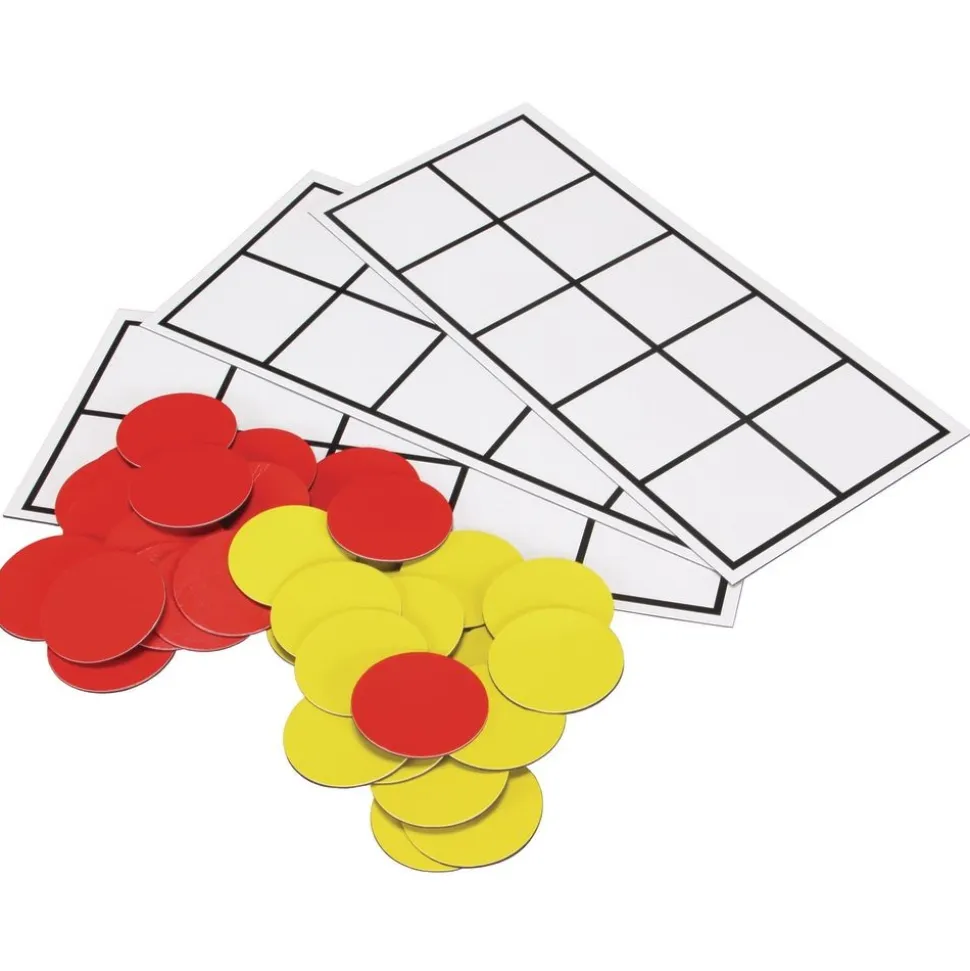 Jumbo Magnetic Ten-Frame Set Of 6