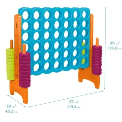 Jumbo 4-To-Score™ Vibrant Oversized Classroom Game