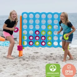 Jumbo 4-To-Score™ Vibrant Oversized Classroom Game