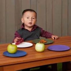 Kids Bamboo Plates, Set of 4
