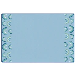 KIDSoft Rainbows End Blue 6'x9'