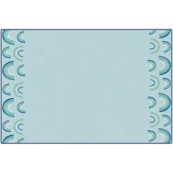 KIDSoft Rainbows End Green 6'x9'