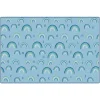 KIDSoft Rainbows Literacy Blue 7-1/2'x12'