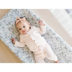 Knit Diaper Changing Pad Cover - Alta