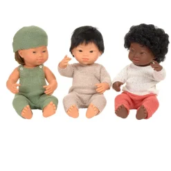 Knitted Doll Clothes Set - 3-Piece Outfit