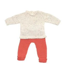 Knitted Doll Outfit 12-15” - Sweater & Trousers, ECO Friendly