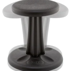 Kore™ Wobble Stool 12"H- Black