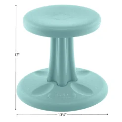 Kore™ Wobble Stool 12"H - Seafoam