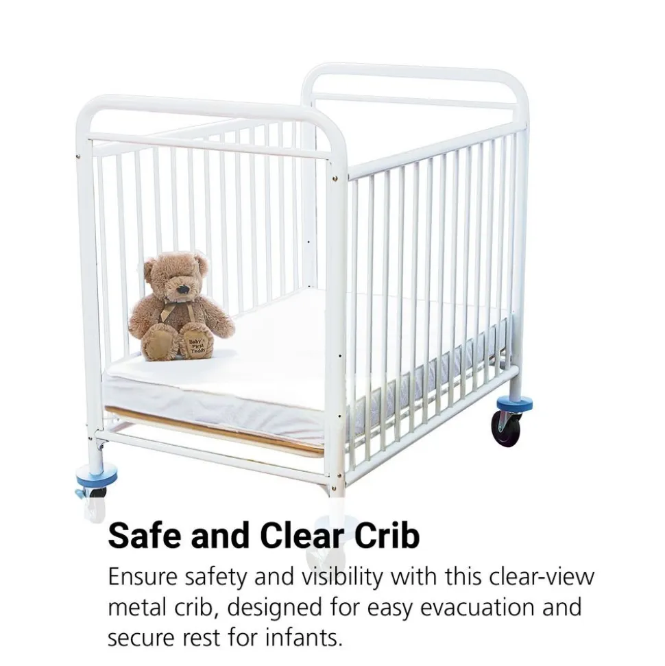L.A. Baby Metal Evacuation Condo Clear View Crib