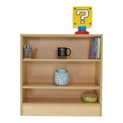 Laminate Bookcase 2-Shelf 30" Height - Maple