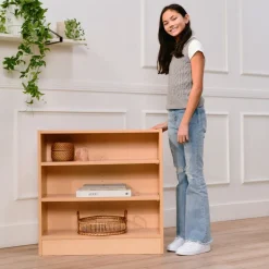 Laminate Bookcase 2-Shelf 30" Height - Maple