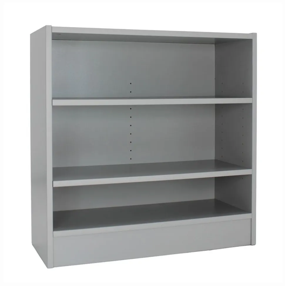 Laminate Bookcase 2-Shelf 30" Height - Gray