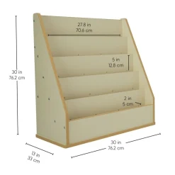 Laminate Book Display - Almond/Maple
