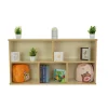 Laminate 5-Compartment Storage Cabinet 24" Height - Almond/Maple