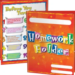 Laminated Homework Folder Two-Pockets