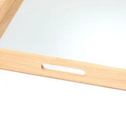 Large Wood Mirror Tray