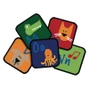 Learning 12" Blocks - Set of 26 Kids Value PLUS Carpet Squares