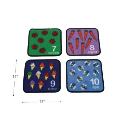 Let's Learn How To Count Seating Squares - Set of 10