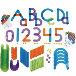 Letter and Number Construction Set 128 Pieces