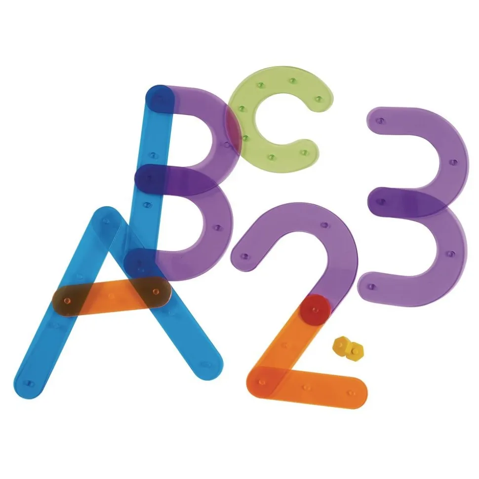 Letter and Number Construction Set 128 Pieces