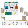 Letters, Numbers, & Animals Tile Toppers Kit - 120pcs