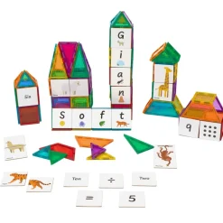 Letters, Numbers, & Animals Tile Toppers Kit - 120pcs
