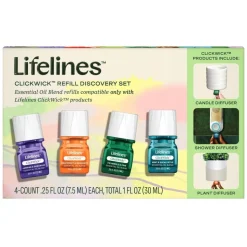 Lifelines ClickWick Refills Discovery Set 4-Pack