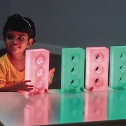 Light Up Construction Bricks - Set of 12