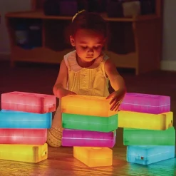 Light Up Construction Bricks - Set of 12